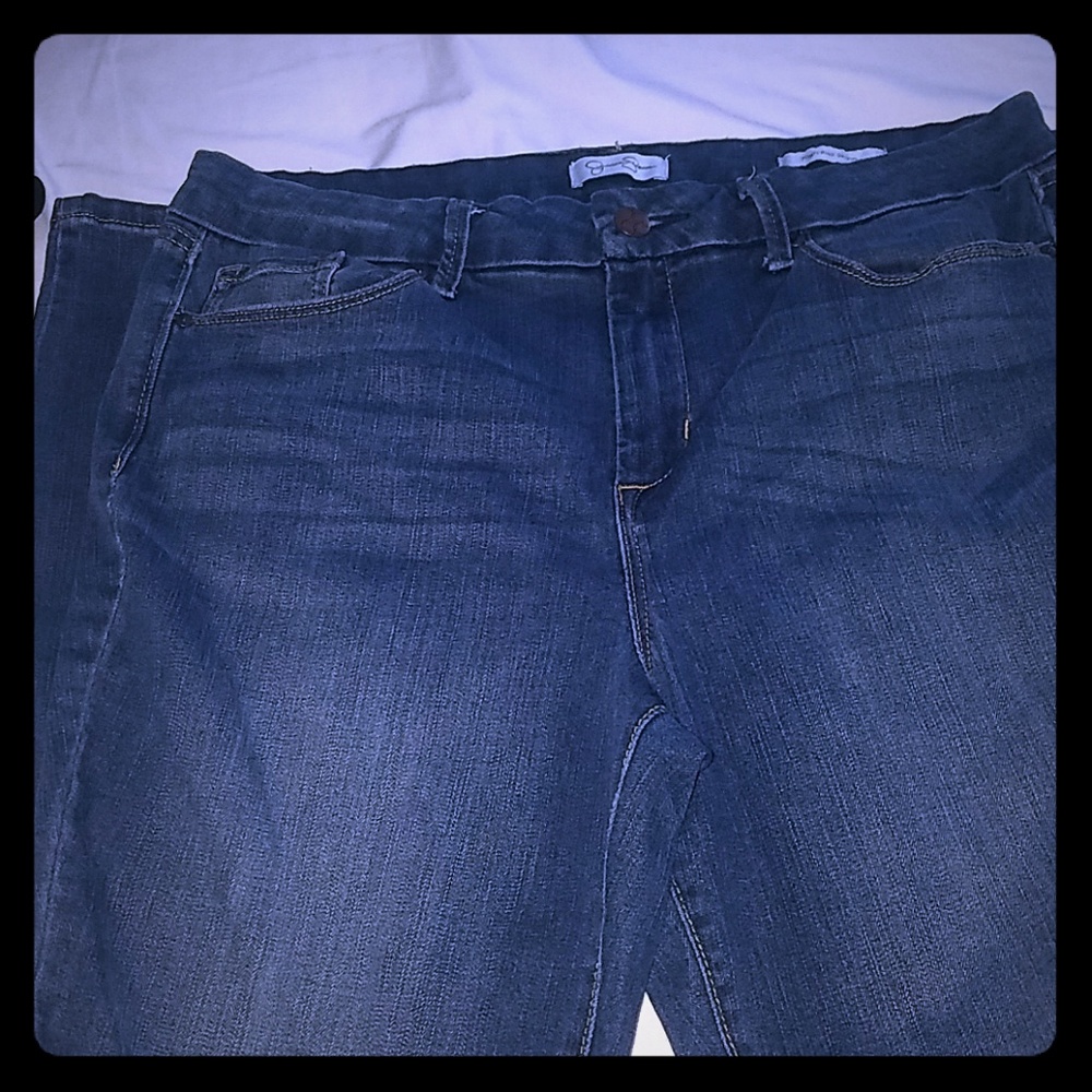 High rise jeans